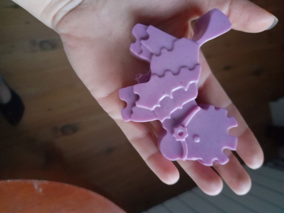 Duże Mydełka serce z jednorożcem