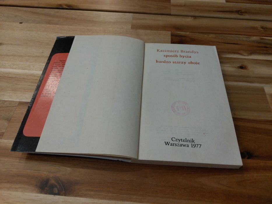 Sposób bycia Bardzo starzy oboje Kazimierz Brandys