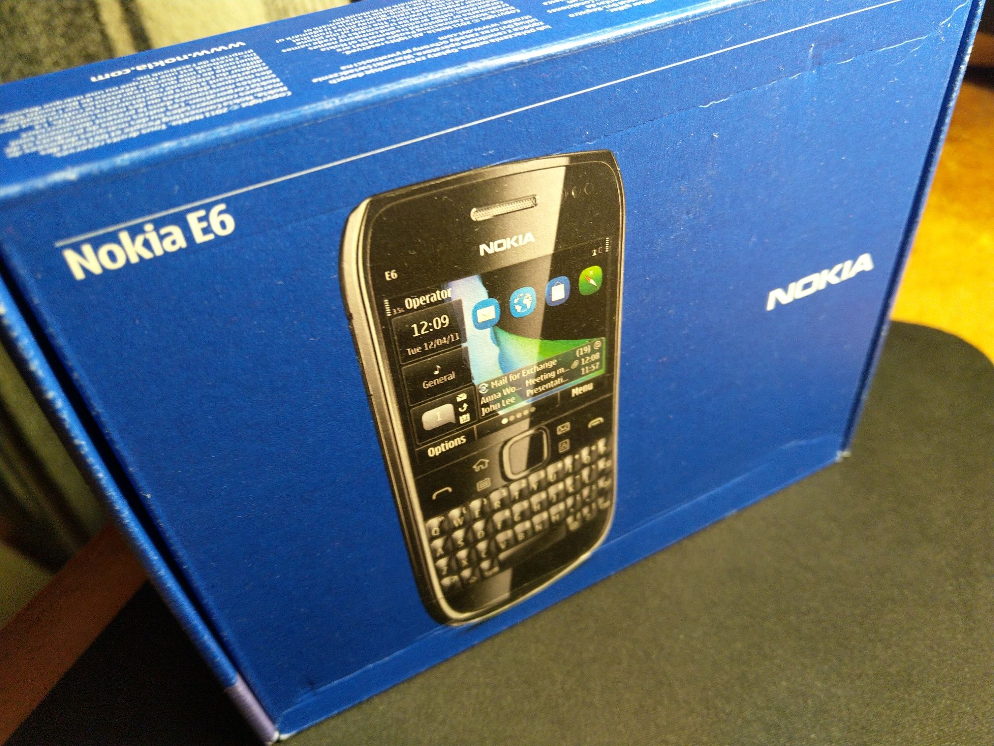 Nokia E6 Smartfon Biznesowy komplet sirocco idealna qwerty metalowa