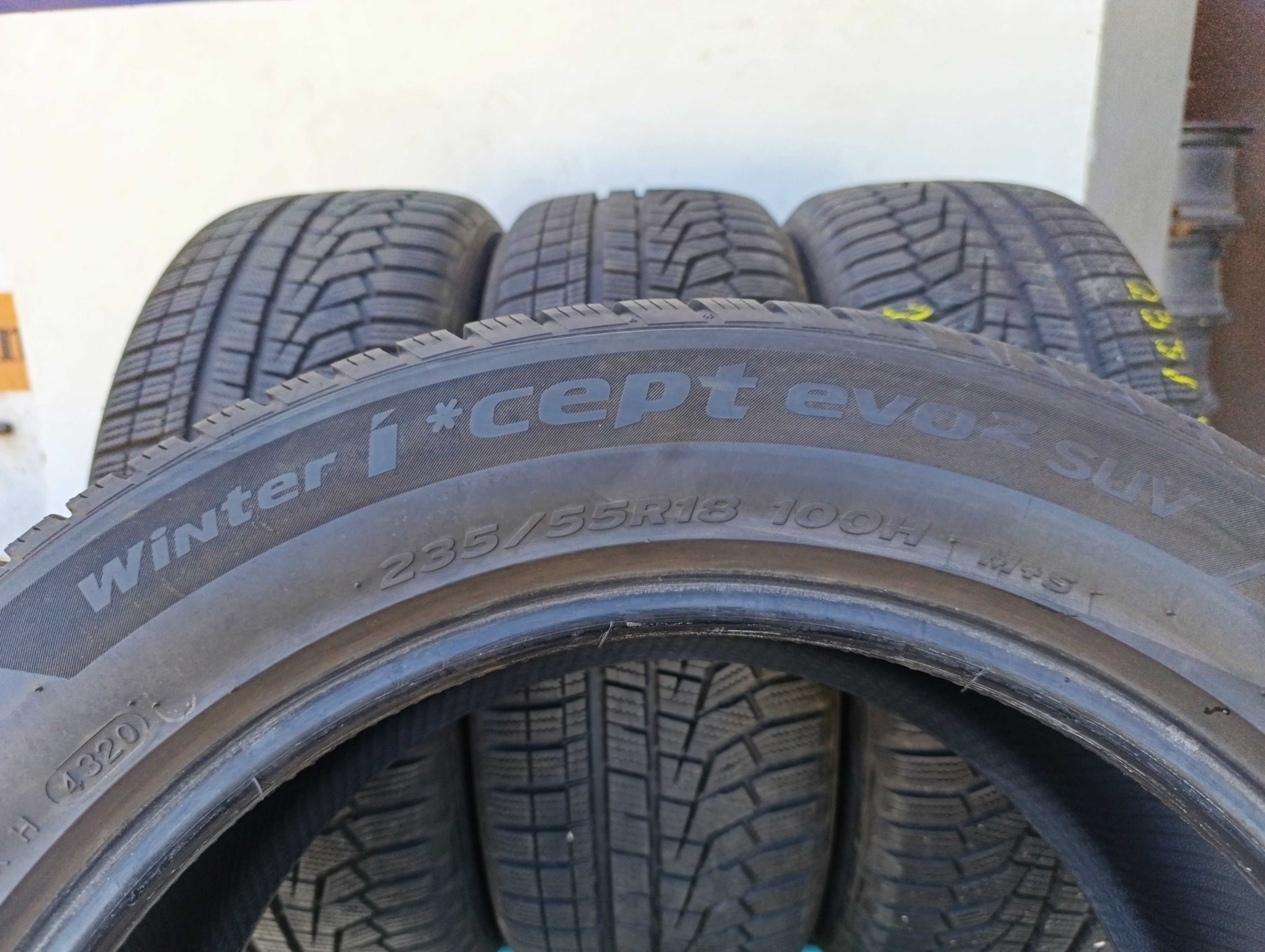 4x 235/55 R18 100H Hankook Winter i*cept Evo2 Suv 2020r 7,3mm