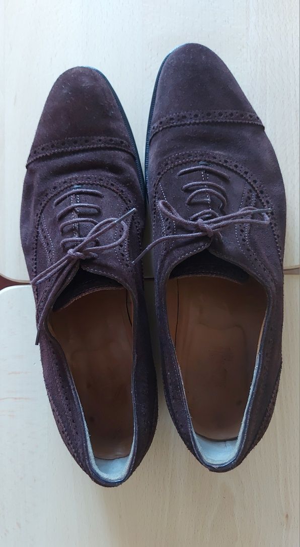 Туфлі чоловічі, замшеві, 31см, 44-45 розмір