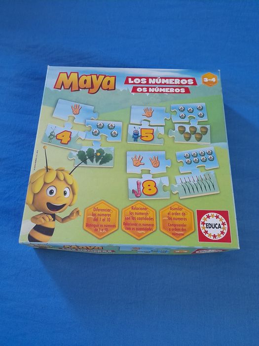 Puzzle 3-4: Números da Abelha Maia