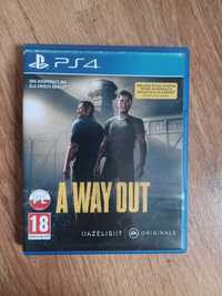 Gra A Way Out na konsole Playstation 4 PS4 PS5 Unikat