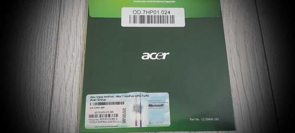 Windows 7 Upgrade kit WIN7 Home Premium 32-bit oryginał NOWY