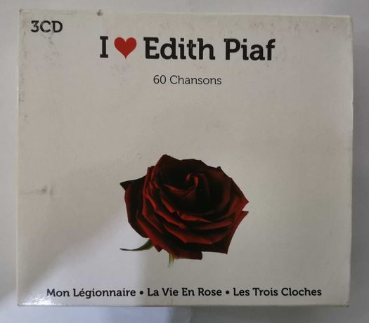 Colectânea de 3 CD's I Love Édith Piaf