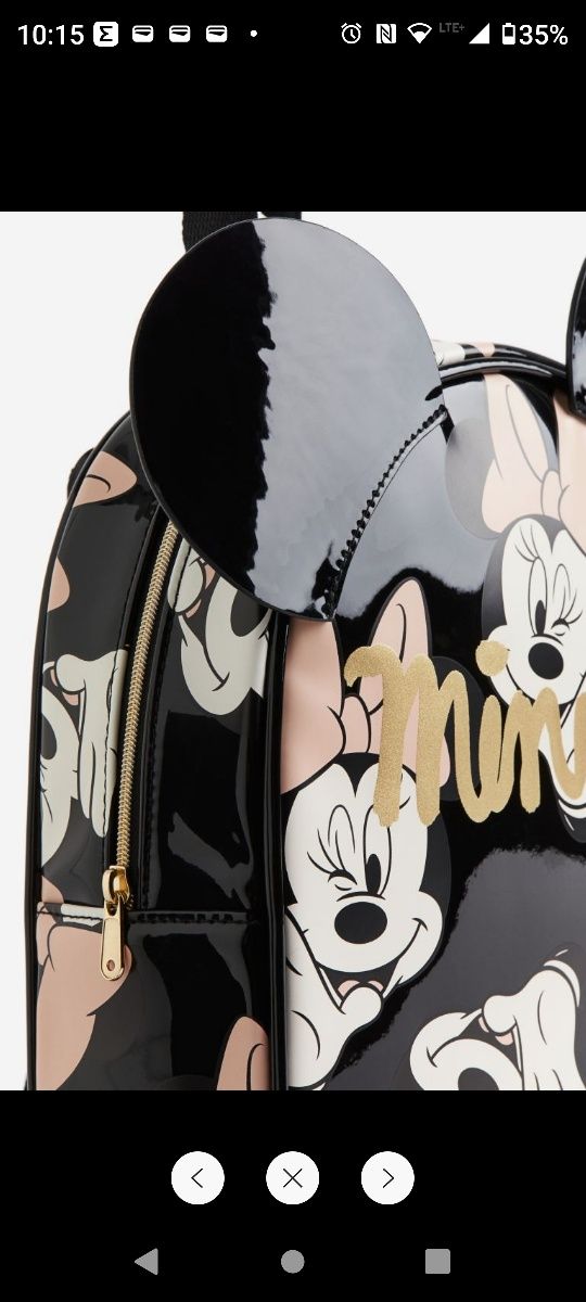 H&M plecak Minnie Mickey NOWY