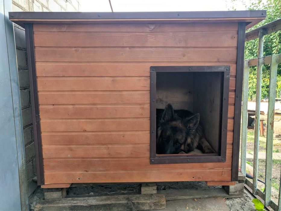 Будки 95, 107, 123 см | Стаффа, Лабрадора, Вівчарки, Кане корсе