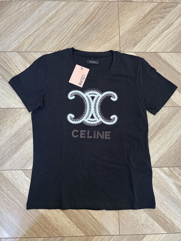 Koszulka Celine M czarna