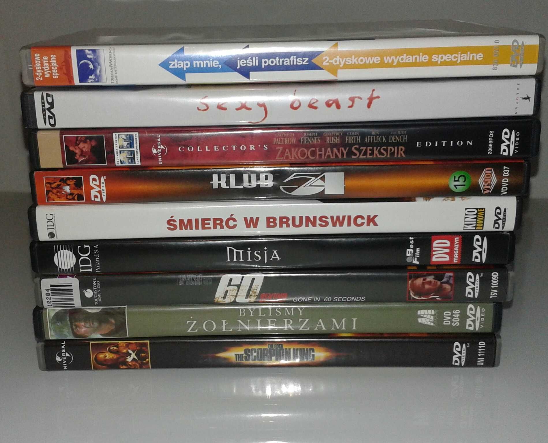 Misja,60 Sekund,Klub 54,Sexy Beast,Złap mnie jeśli potrafisz DVD