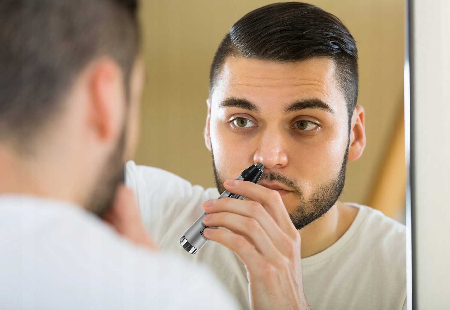 4w1 Maszynka Trymer Golarka Do Nosa, Uszu I Zarostu Zestaw Końcówki