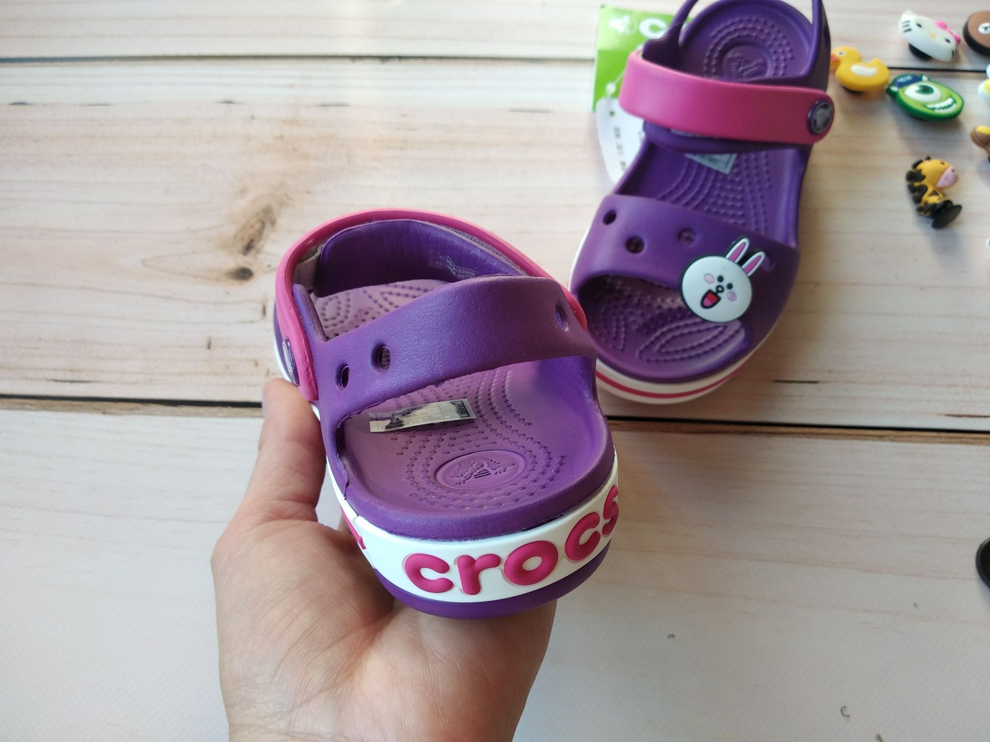 Дитячі Крокси босоніжки Crocs Bayaband Sandal С7 С8 С9 С10 С11 С12 С13