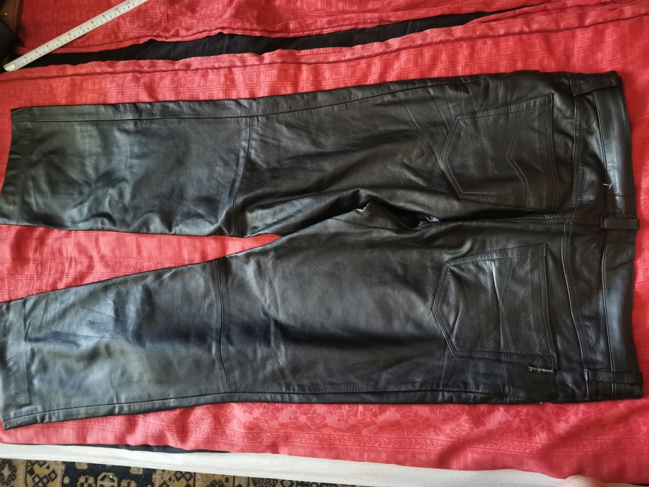 Spodnie skórzane skóra 100 % 100 cm pas