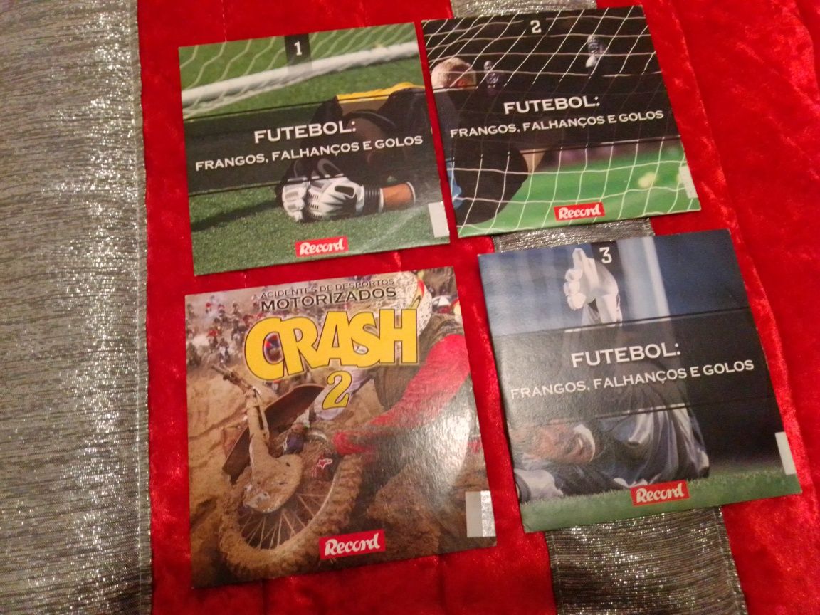 DVDs Record. Crash. Futebol