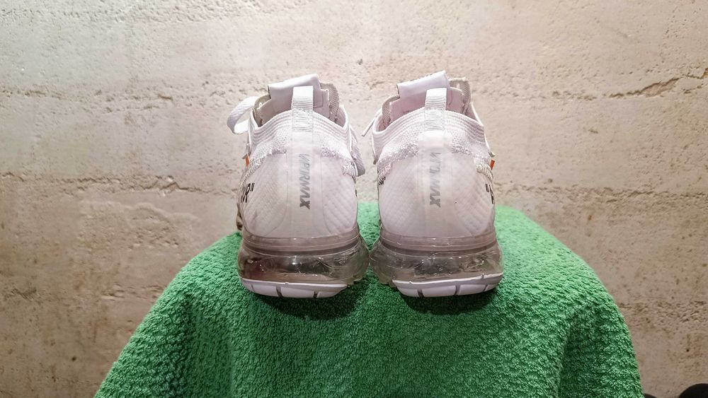 Męskie sneakersy NIKE AIR VAPORMAX FLYKNIT OFF-WHITE r.45 stan b.dobry
