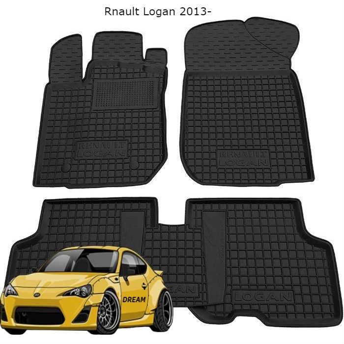 Коврики резиновые на Renault Megane/Logan/Trafic/Duster/Sandero/Kango