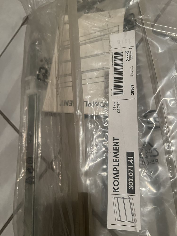 Ikea komplement nowa wysuwana półka