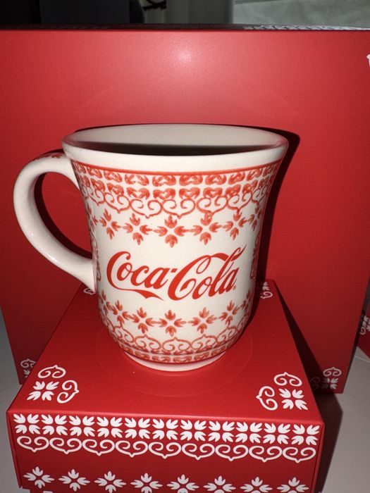 Coca-cola X Bolesławiec Limitowany zestaw (Talerz + miska + kubek)