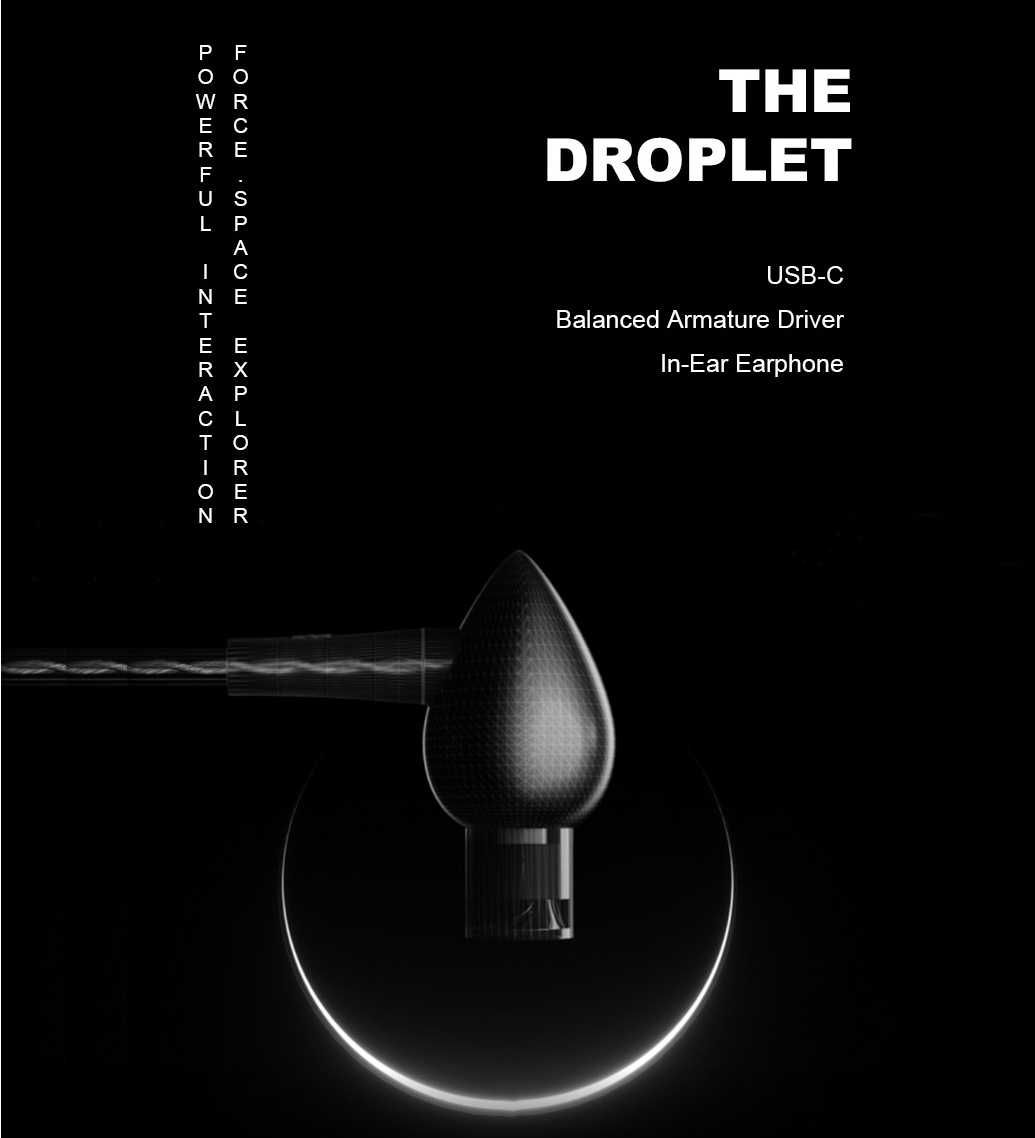⇒ Moondrop Droplet (DSP) - арматурные наушники с ЦАП и Tupe-C.