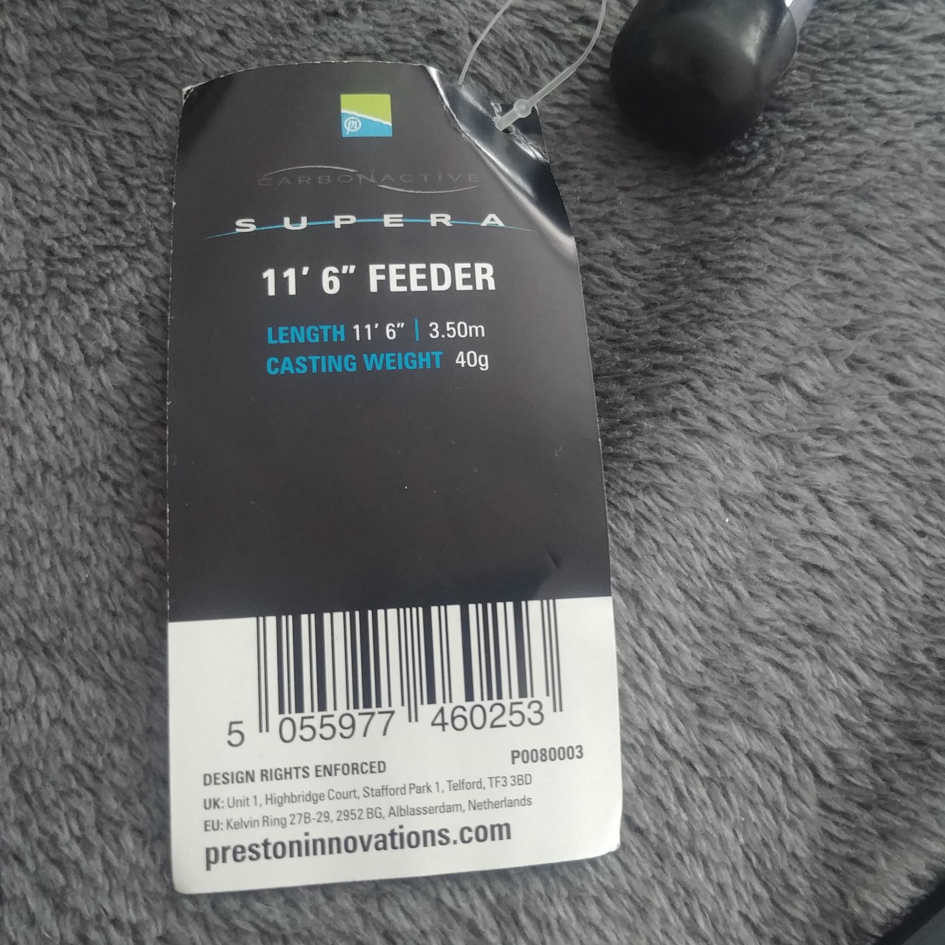 Feeder Preston Supera 11FT6"- 3,50m / 40g - [maver drennan flagman]