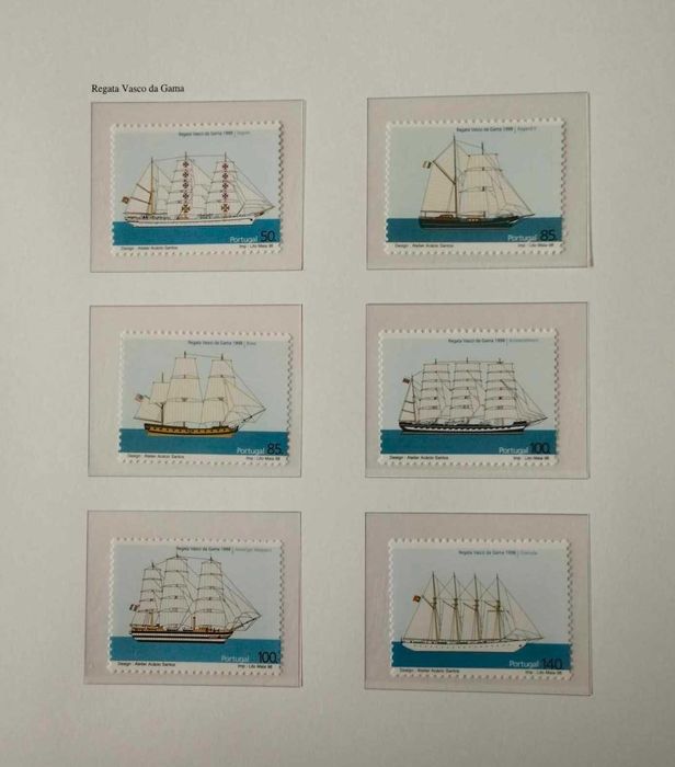 Série Selos Regata Vasco da Gama  -  1998