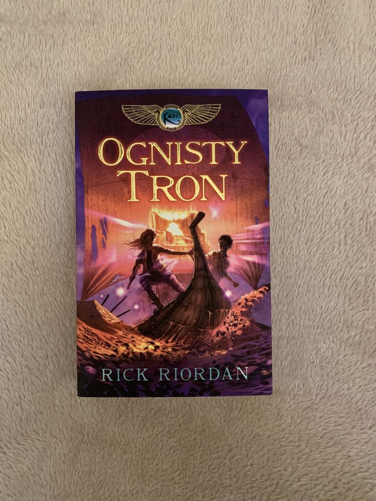 Książka „Ognisty Tron” Rick Riordan