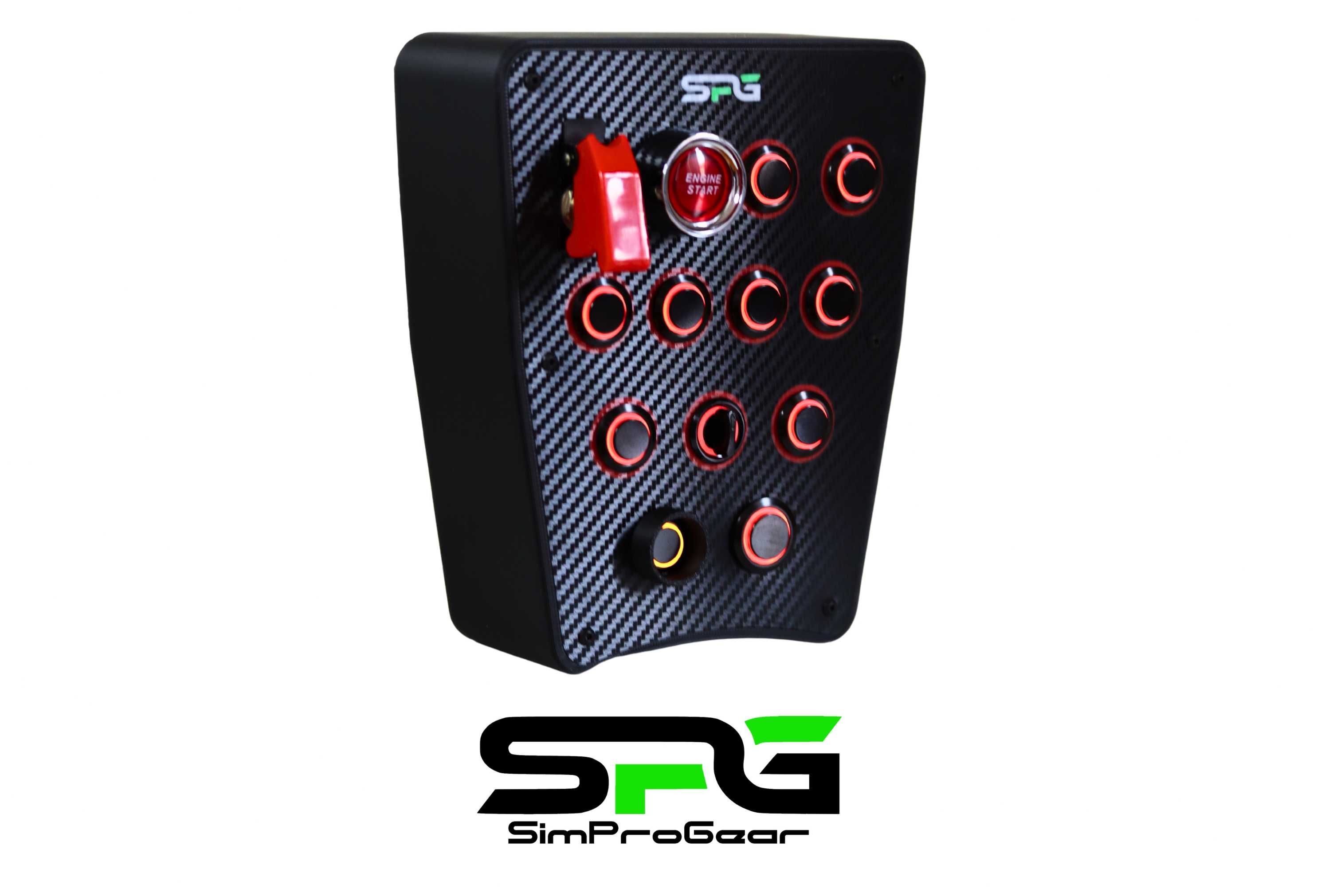 ButtonBox PGT3 - c / Botões LED - Sim Racing