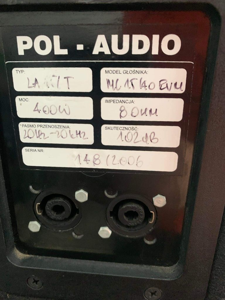 Pol-audio kolumny 400W