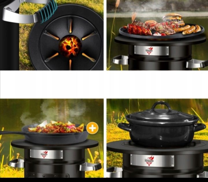 Mini piecyk na drewno kuchenka