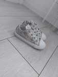 Buty trampki converse srebrne 24 Wkładka 15.5 cm ręcznie