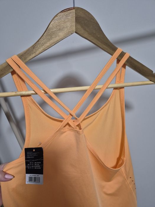 Sportowy top Crivit XS  Morelowy / pomarańczowy – nowy z metką! Bluzka