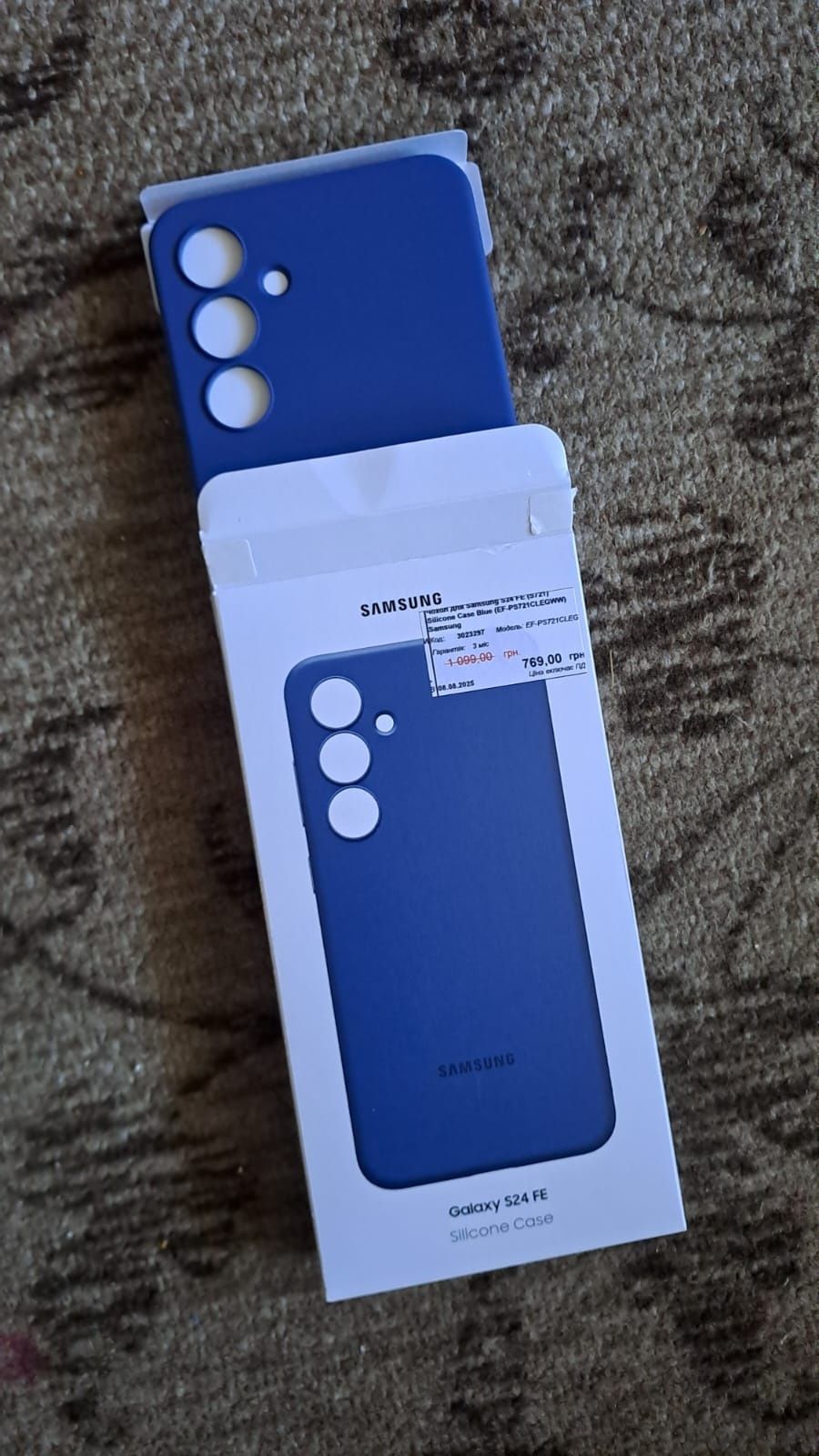 Оригінальний чохол samsung s24 fe