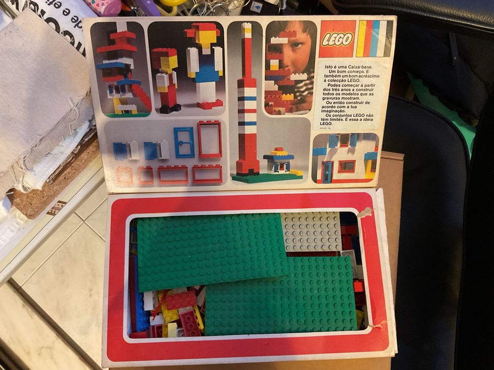 Caixas de Lego Basic e set antigo
