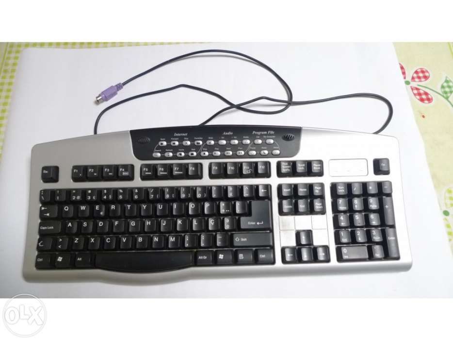 Teclado e rato de pc