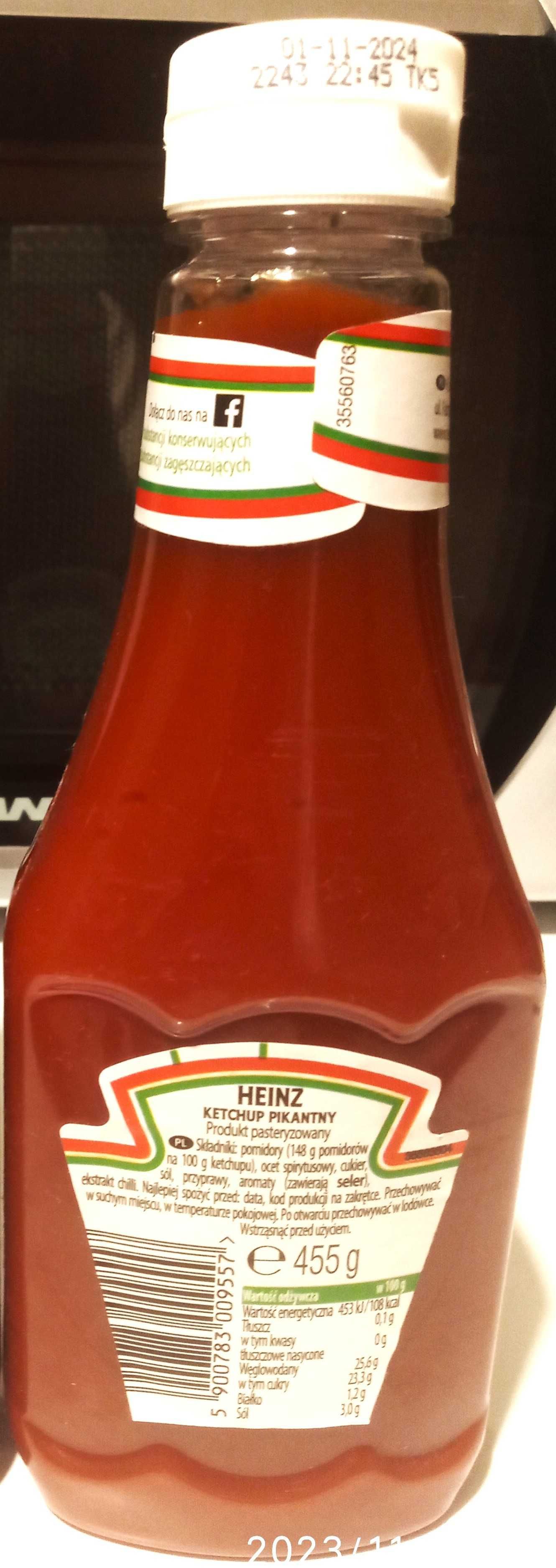 HEINZ Ketchup pikantny Pomidorowy - Zestaw 2 szt.