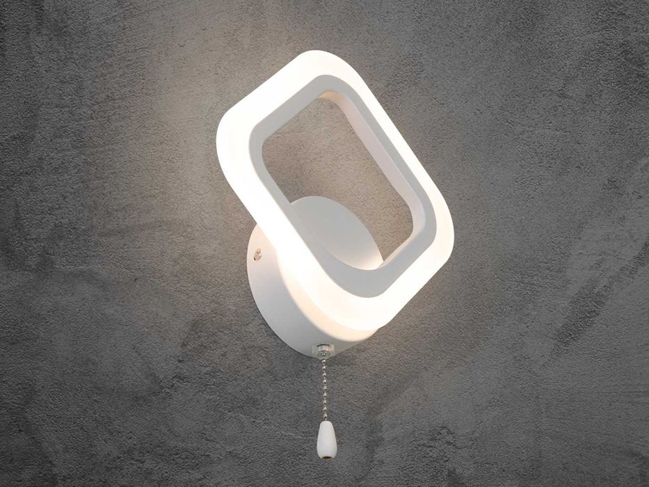 Світлодіодний настінний світильник бра, чорний\ білий ,12W A8060/1BK