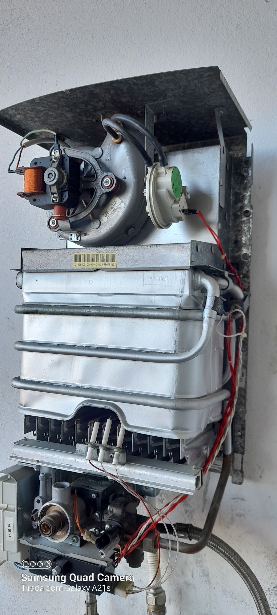 Esquentador inteligente vaillant ventilado