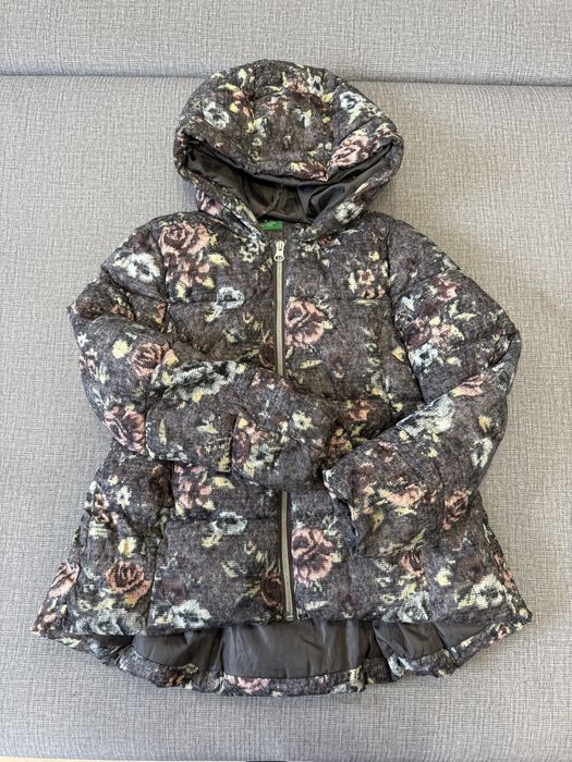 Зимова курточка пуховик на дівчинку Benetton 130 см зріст