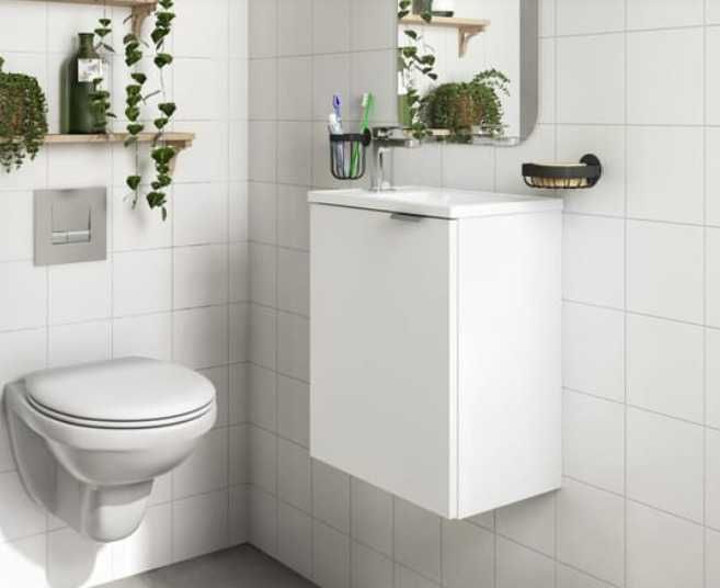 Conjunto de Lava-Mãos e Móvel Suspenso SENSEA Essential - NOVO!