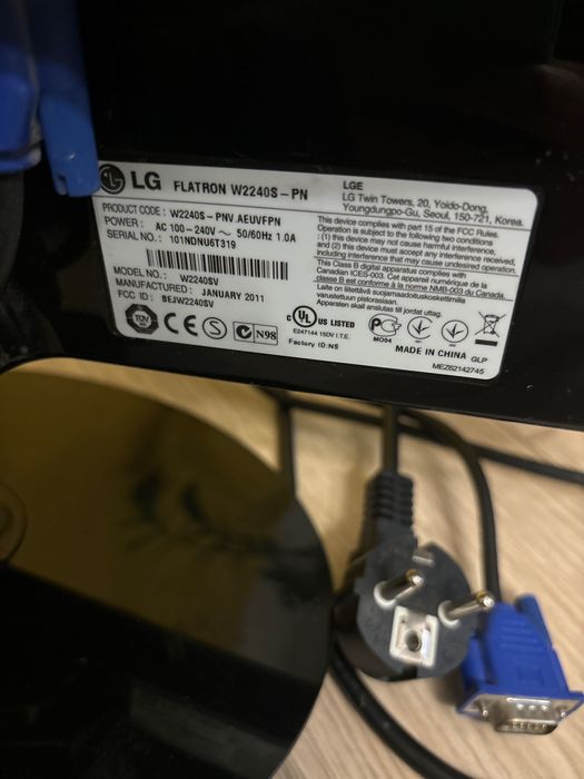 Monitor LG Flatron W2240