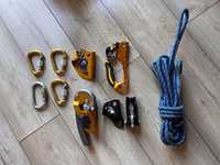 Zestaw wspinaczkowy z Petzl id