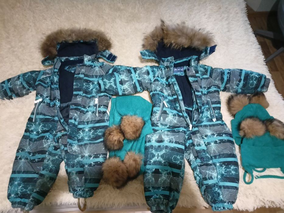 Комбинезоны Relmo с шапками  шарфами и ботинками