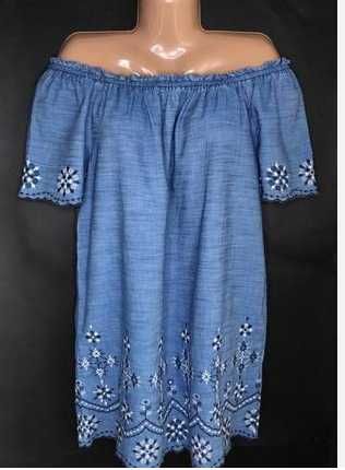 Джинсова сукня вишиванка tu , р.16(52)