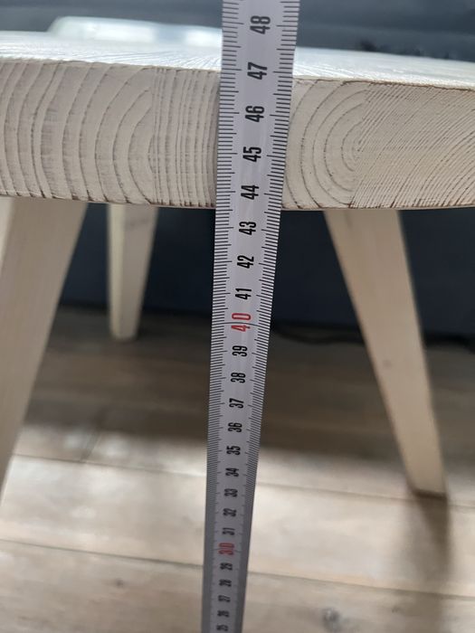 Stolik stół okrągły świerk skandynawski