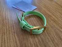 Obroża biothane 17-25 cm, szeroka na 13 mm nowa