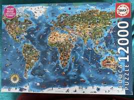 Puzzle Educa 12000 mapa