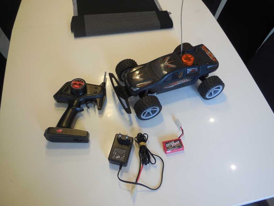 RC Dickie Nitro Racer zdalnie sterowane akumulator ładowarka 40 MHz
