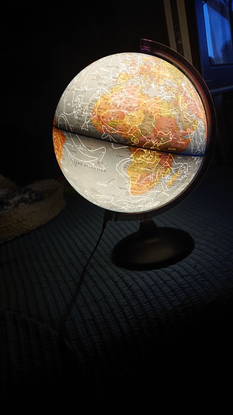Globo terrestre, globo mapa mundo