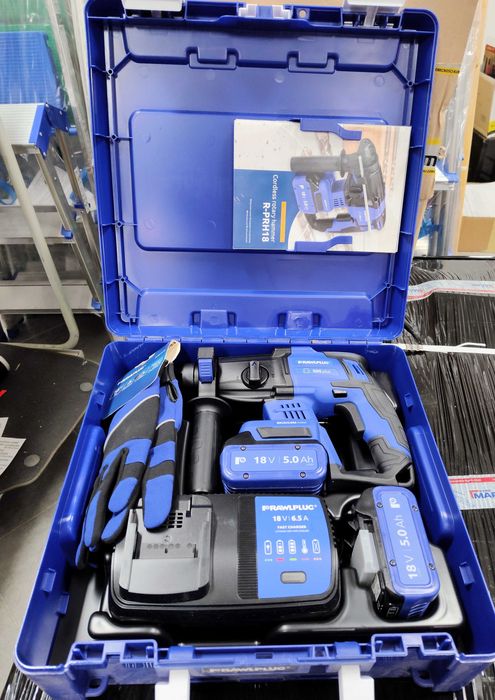 RAWLPLUG Młotowiertarka akumulatorowa 18V