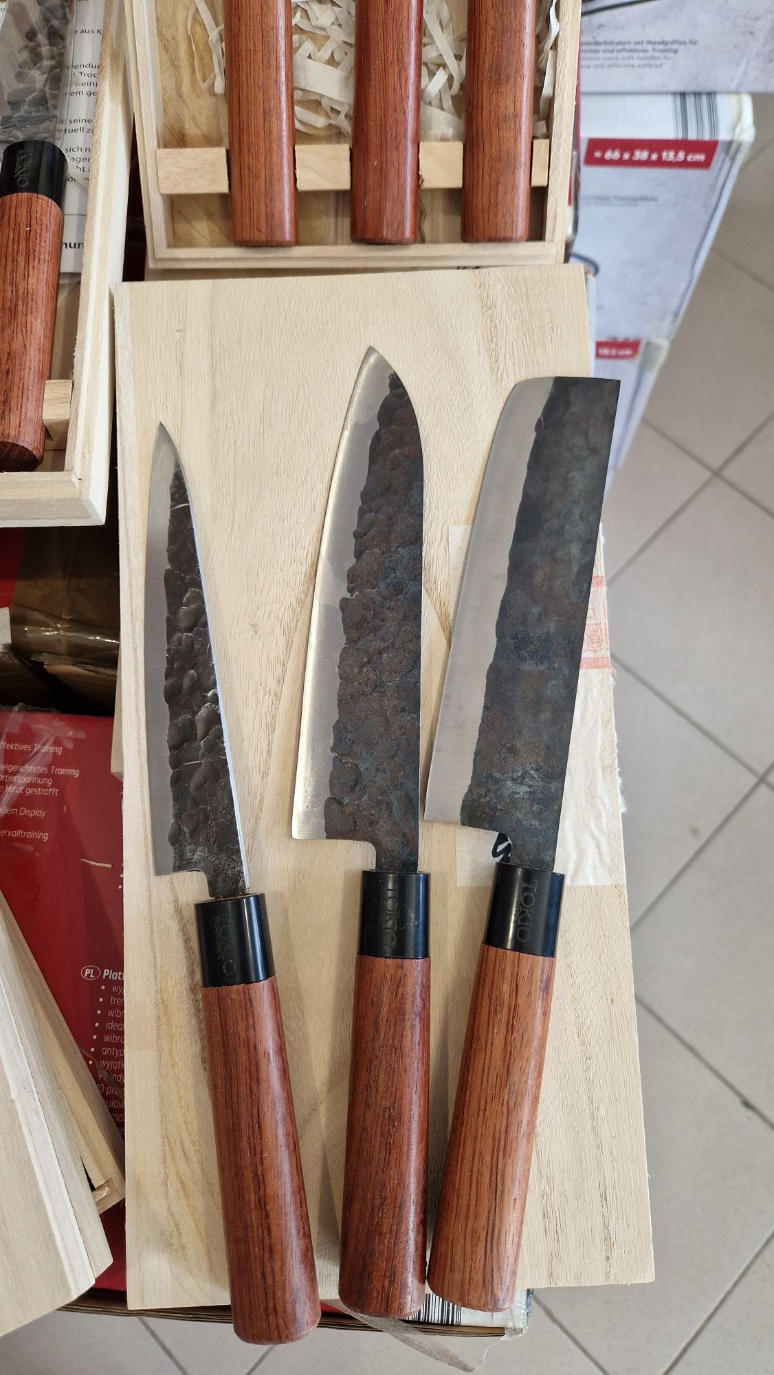 Якісний набір кованих ножів кухаря Tokyo Kitchenware