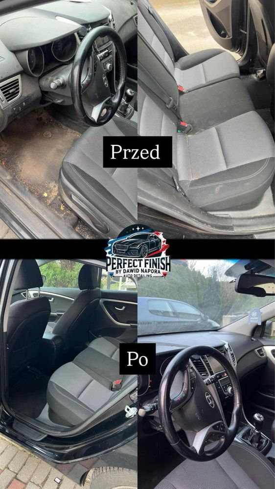 Uslugi prania tapicerki samochodowej/ detailingu zewnetrznego